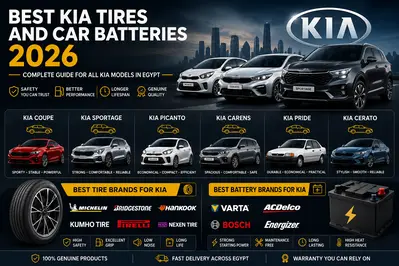 Best Kia Tires and Car Batteries for Popular Kia Models in Egypt